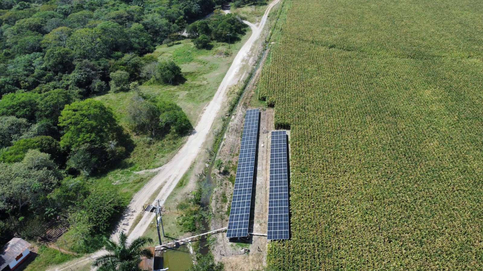 Riego solar para cultivo arrocero, Piedras, Tolima